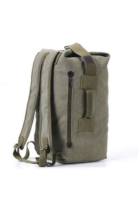 Outdoor Large Bag Rucksack Mens Military Canvas Backpacks Male Multi-functional Bucket Shoulder Army Bag Tourist Foldable