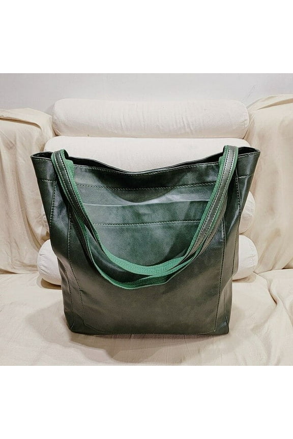 Oversized Tote for Women Handbags Large Size Shoulder bags Vintage Style Solid Color Soft PU Leather Purses Sacs à bandoulière