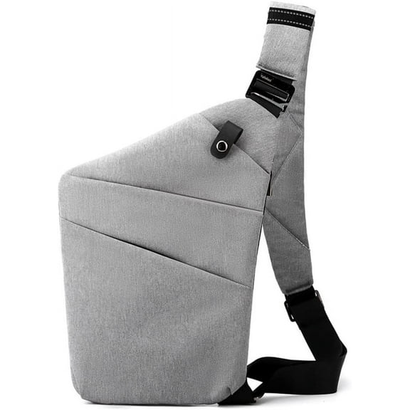 JUYGO Personal Flex Bag for Women Men Slim Sling Bag Anti Theft Sling Crossbody Bag Casual Chest Daypack Personal Pocket Bag for Travel