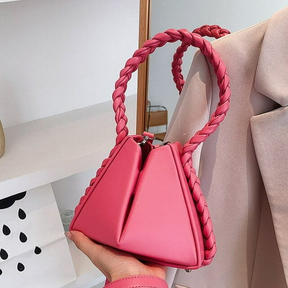 JUYGO Pleated Handbag For Women Luxury Woven Shoulder Bag Designer Female Bucket Crossbody Bag New Messenger Handbag Portable Totes