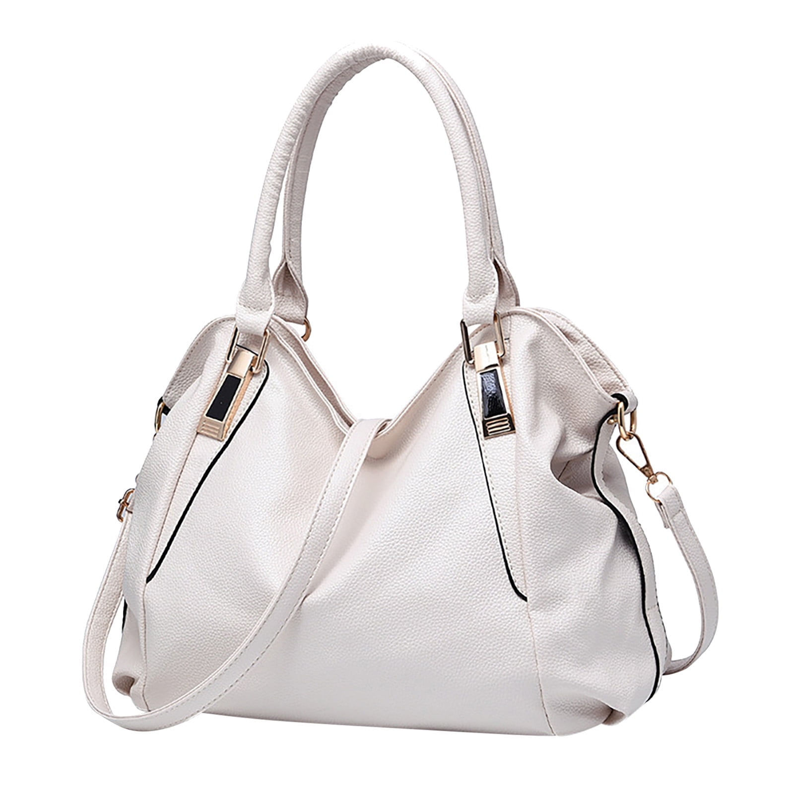JUYGO Purses and Handbags Women Fashion Tote Bag Shoulder Bags Top Handle Satchel Purses Washed Synthetic Leather Handbag Four Seasons