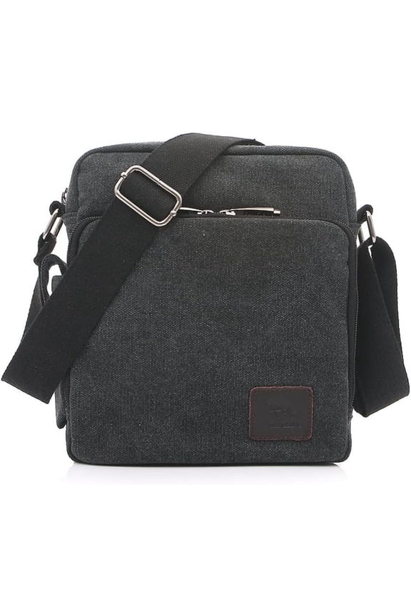 Shoulder Bag for Men Casual Crossbody Bag Canvas Satchel Handbag for Work