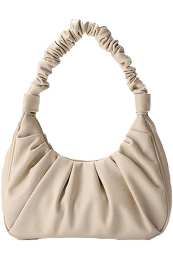 Shoulder Bag for Women Moon Shaped Small Purse Vegan Leather Hobo Handbags Cute Mini Bag