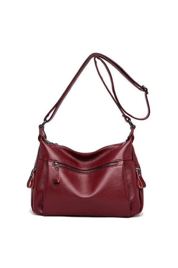 Simple Black Women Shoulder Bags sac a main Crossbody Bags Female Vintage Leather Messenger Bag Bolsa Femininas Designer Handbag