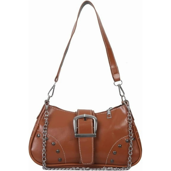 JUYGO Small Shoulder Bag Purse for Women Y2K Hobo Handbag Trendy Clutch Purse 90s Y2K Bags for Women