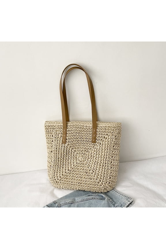 Summer Style Shoulder Bags For Women Large Capacity Handmade Straw Handbag Totes Travel Holiday Beach Bag Shopping Pack bolsa