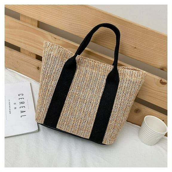 JUYGO Summer Trend Straw Bags New Popular Hit Color Handbags for Women Designer Luxury Matching Tote Bag Casual Clutch Bag