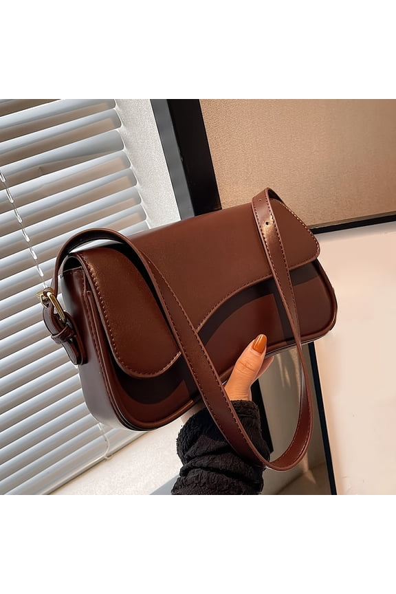 Timeless Chic Shoulder Flap Crossbody Bag - Soft Classic Textured Design, Adjustable Strap, Magnetic Closure, Spacious Interior - Perfect for Daily Use, Travel, and Work