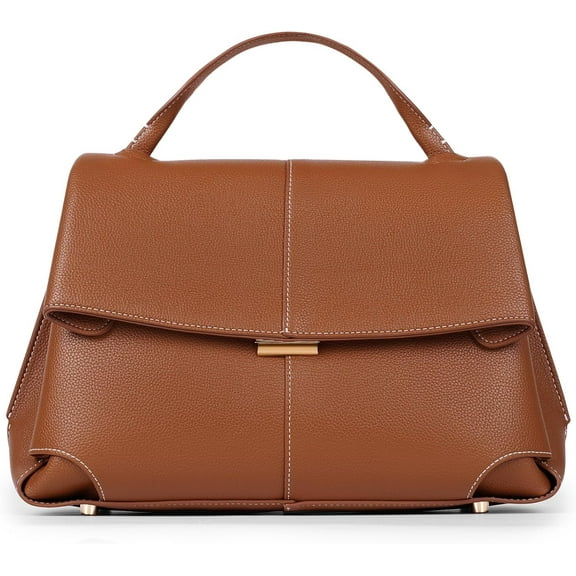 JUYGO Top Handle Bag Handbags Large Faux Leather Satchel Bags for Women Luxury Designer Business Crossbody Work Tote Purse