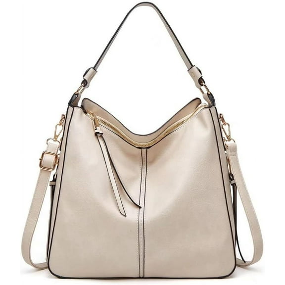 JUYGO Top Handle Shoulder Bag for Women Large Capacity Crossbody Bag PU Leather Handbag Tassel Tote Bag Satchel