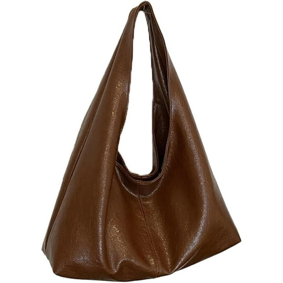 JUYGO Tote Bag Slouchy Bags for Women Retro PU Leather Crossbody Bag Soft Shoulder Purses Handbags Large Capacity