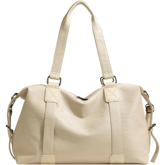 JUYGO Travel Tote Bags for Women Carry on Bag Large Shoulder Bag with Strap Top Handle Handbag for Work, Travel, Gym, Shop