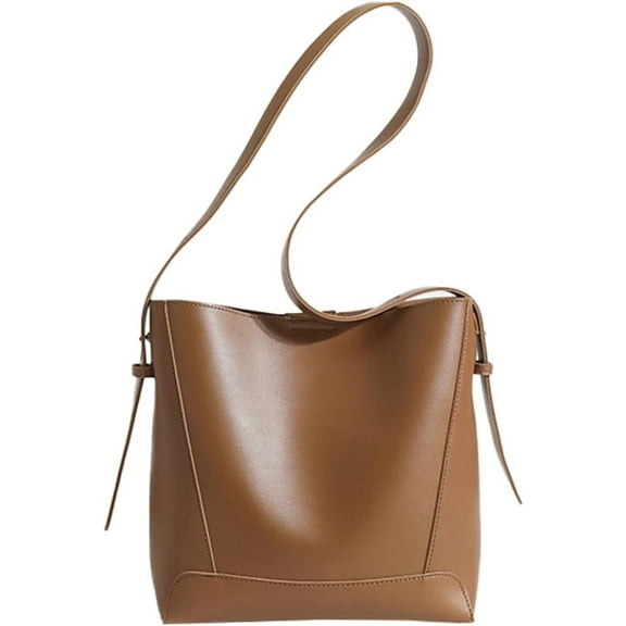 JUYGO Vegan Leather Bucket Bags for Women Stylish Crossbody Bags Travel Tote Shoulder Bag Large Handbag Purse