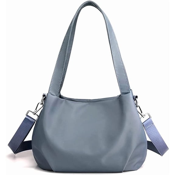 JUYGO Women Chic Shoulder Bag Trendy Nylon Tote Crossbody Bag Large Hobo Purse