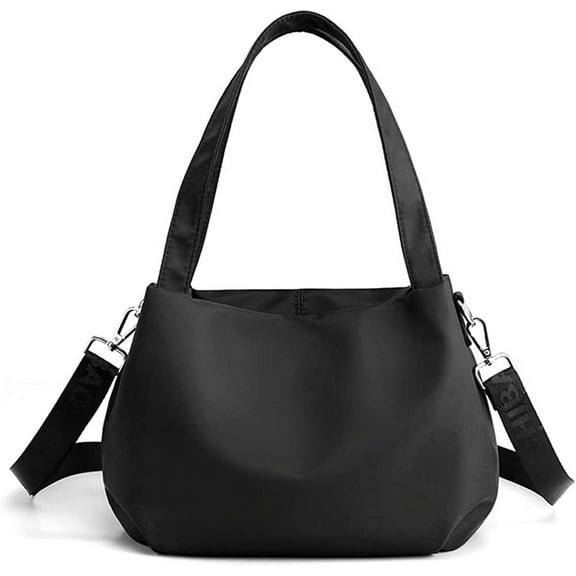 JUYGO Women Chic Shoulder Bag Trendy Nylon Tote Crossbody Bag Large Hobo Purse
