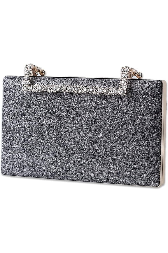 Women Clutch Purse Glitter Evening Bag Sequins Clutch Bag Sparkly Handbag Bridal Wedding Purse