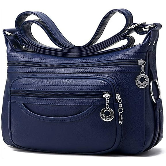 JUYGO Women Crossbody Bag Leather Handbag Pocketbook Lightweight Shoulder Purse