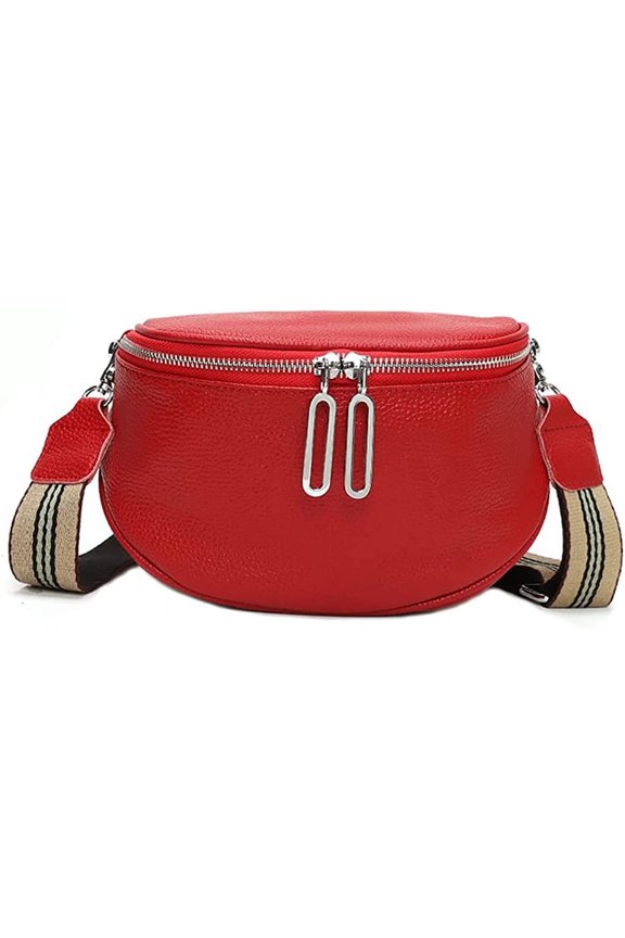 Women Fashion Crossbody Bags Skin-Friendly Saddle Bag Breathable Leisure Chest Bag