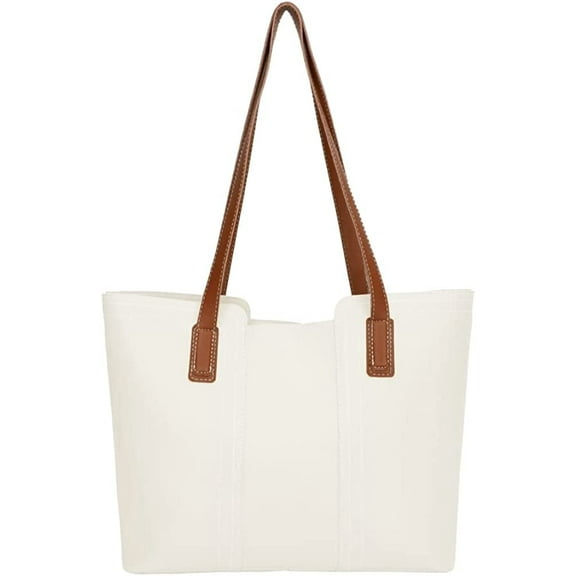 JUYGO Women Retro Solid PU Leather Shoulder Bag Large Lightweight Fashion Totes Hobo Bags Satchel