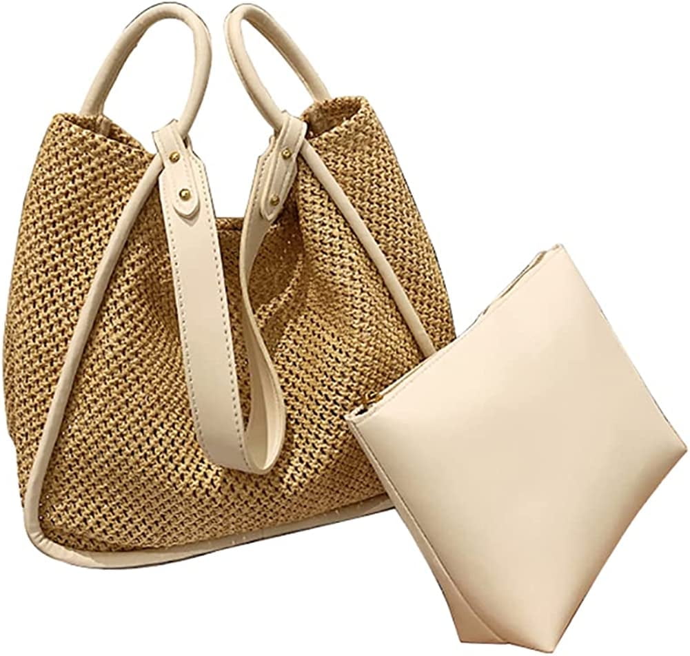 Woven Handbag Summer Straw Bags 2021 JUYGO Women Straw Bags Summer