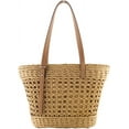 thumbnail image 1 of JUYGO Women Summer Beach Tote Bags Large Straw Bag Handwoven Rattan Shoulder Top-Handle Handbag, 1 of 4