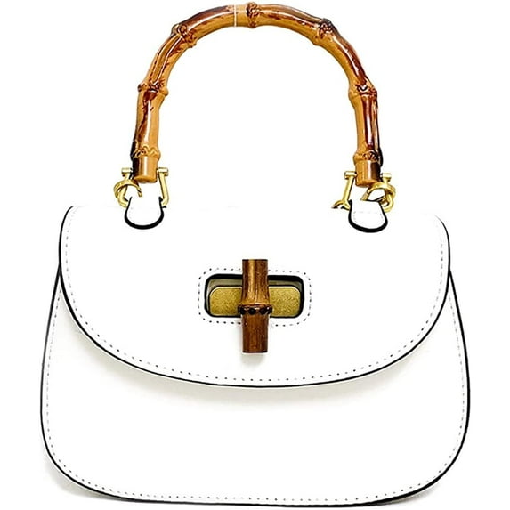 JUYGO Women Trendy Saddle Bag Special Retro Handle Bags Color Strap Shoulder Bag