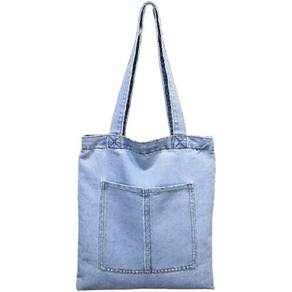 JUYGO Women's Fashion Denim Shoulder Bag Large Hobo Retro Top Handle Bag Satchel