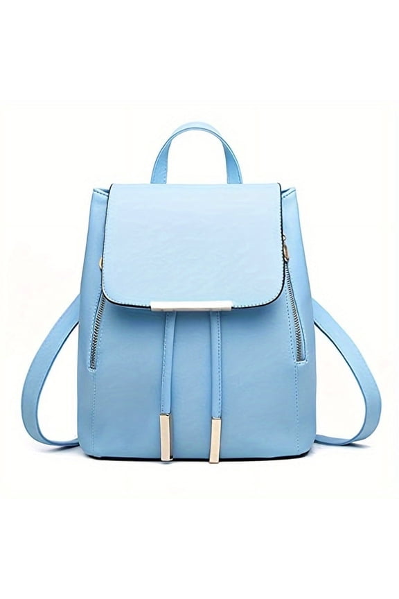 Women‘s Mini Backpack Purse Versatile Flap Daypack Preppy Style College Schoolbag