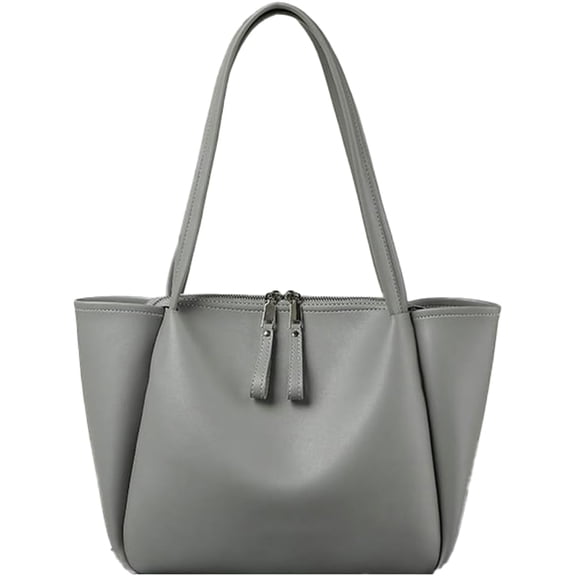 JUYGO Womens Large Work Tote Bag Soft PU Leather Shoulder Satchel Casual Messenger Handbag Travel Top Handle Purse