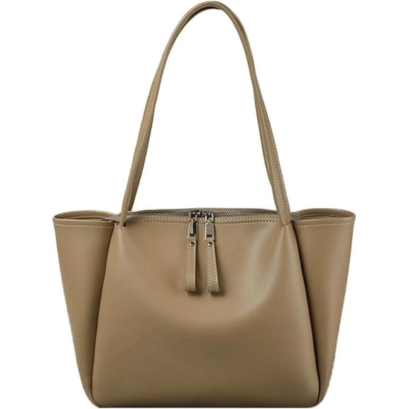 JUYGO Womens Large Work Tote Bag Soft PU Leather Shoulder Satchel Casual Messenger Handbag Travel Top Handle Purse