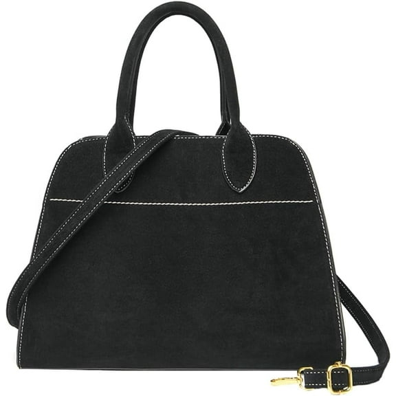 JUYGO Womens Suede Tote Bag Faux Leather Shoulder Crossbody Purse Vintage Large Top Handle Satchels Fashion Work Handbag