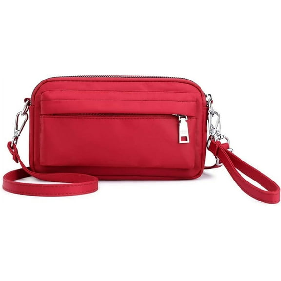 JUYGO Wrist Bag for Women Waterproof Crossbody Purse Lightweight Shoulder Bag Small Pocketbooks Phone Handbag