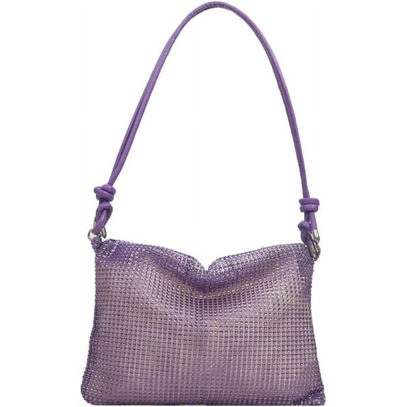 JUYGO Y2k Shiny Silver Purse CrossBody Purse Women Hobo Bags Shoulder Bag Cute Satchels Evening Clutch Tote Handbag 2024