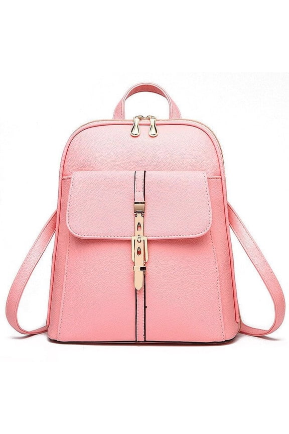 casual patent pu leather Womens backpacks solid schoolbag female Rucksack women preppy style High quality school backpack