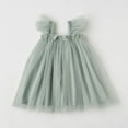 thumbnail image 1 of JUoaLXG Toddler Girls Casual Dresses Summer Fly Sleeve Party Dance Party Dress Outwear,Green,3-4 Years, 1 of 3