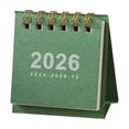 thumbnail image 1 of JVBTVB 2026 Mini Desk Calendar, 15 Months (Oct 2025-Dec 2026) Vintage Style Coil Planner, Small Portable Desktop Office Decor with Memo Area & Magnetic Base, Gift Idea for Students & Professionals, 1 of 6