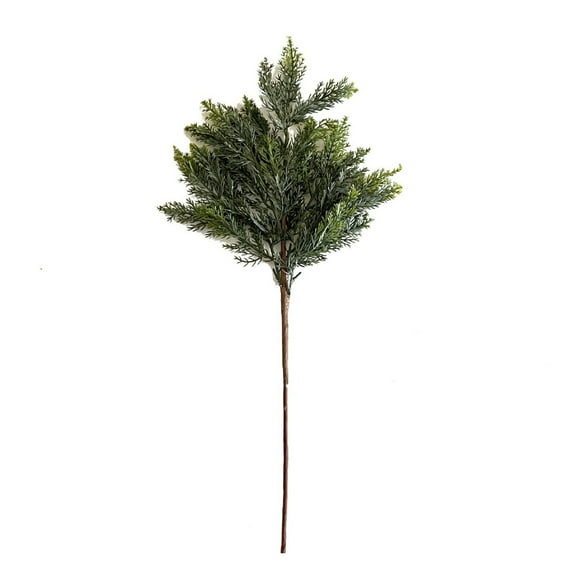 JVBTVB 22 Inch Artificial Cedar Christmas Branches  Realistic Green Faux Cedar Garland for Indoor & Outdoor Holiday Decor, DIY Wreath Making, Fireplace & Table Centerpiece (1 Piece)