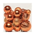 thumbnail image 1 of JVBTVB 36-Piece Flocked Christmas Ball Ornaments Set with Hand-Painted Glitter Design, Easy to Hang with Metal Buckle and Rope, Multiple Sizes, 1 of 6
