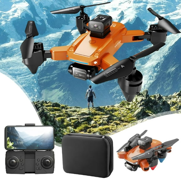 JVBTVB 4K Camera Foldable Drone with Obstacle Avoidance, 15 Mins Flight Time FPV Quadcopter for Teens & Adults, WiFi Real-Time Aerial Photography, 0.92lb Portable RC Drone (9.05x7.08x3.14in)