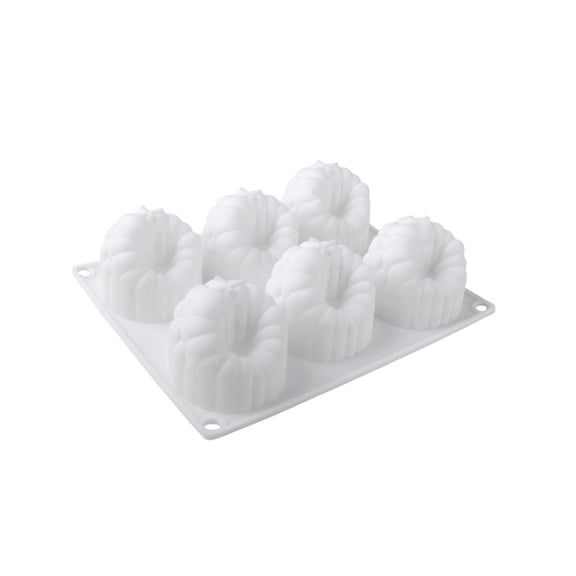 JVBTVB 6-Cavity Raspberry Strawberry Silicone Mold for Mousse Cakes, Chocolates, Desserts - Food Grade Non-Stick Baking Mold (7.87x6.61x2. 09 in)