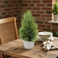 thumbnail image 1 of JVBTVB Artificial Mini Christmas Tree, 12 Inch Realistic Xmas Tree for Tabletop & Desk Holiday Decoration, 1 of 1