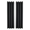 thumbnail image 1 of JVBTVB Blackout Thermal Insulated Curtains 42x63 Inch - Noise Reducing Polyester Room Darkening Curtains with Grommets for Bedroom, 1 of 3