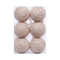 thumbnail image 1 of JVBTVB Christmas Ball Ornaments 6Pcs Set Wool Felt Covered Foam Balls for Xmas Tree Decor, 6cm Holiday Party Hanging Pendants, 1 of 6
