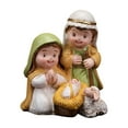 thumbnail image 1 of JVBTVB Christmas Nativity Scene Ornament, Resin Manger Figurine for Home Decor, Holiday Tabletop Decoration, Religious Christmas Gift (2.6-3.7 Inch), 1 of 6