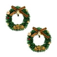 thumbnail image 1 of JVBTVB Christmas Wreath Magnets for Refrigerator, 2 Pack Mini Artificial Magnetic Holiday Decor for Fridge, Metal Doors, Christmas Home Decorations, 1 of 6