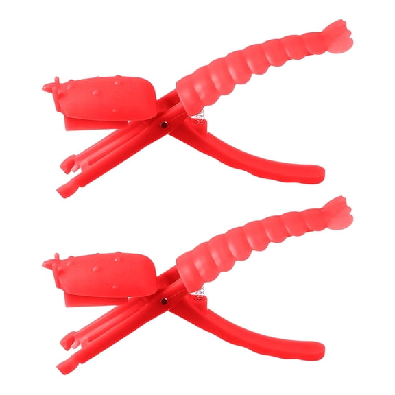 JVBTVB Crawfish Peeler and Sheller Tool 2-Pack - Lobster Shrimp Shell Remover, Claw Back Opening Tool for Kitchen & Restaurants, Easy Clean Plastic Seafood Cracker, Protects Nails & Fingers
