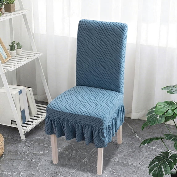 JVBTVB Elastic Half Round Chair Cover with Cushion Backrest for Dining Table, Universal Fit Slipcover Machine Washable for Home and Office