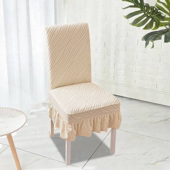 JVBTVB Elastic Half Round Chair Cover with Cushion Backrest for Dining Table, Universal Fit Slipcover Machine Washable for Home and Office