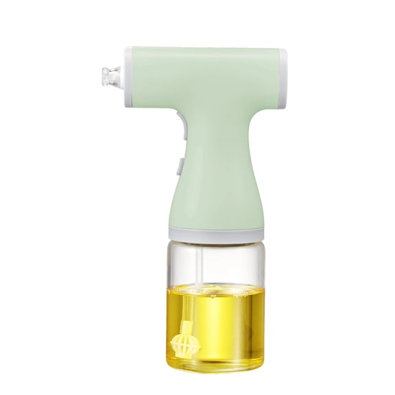 JVBTVB Electric Oil Sprayer, USB Rechargeable Glass Oil Mister Bottle for Grilling, Frying, Baking, Food Grade Kitchen Oil Sprayer with Fine Mist for Healthy Cooking & Outdoor BBQ