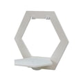 thumbnail image 1 of JVBTVB Floating Shelf No Drill Wall Mount Decorative Display Rack for Bedroom Kitchen, 11. 4x11. 4x8.3in Modern Display Shelf for Plants Books Home Decor, 1 of 6